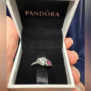 Pandora “Love Between Mother & Child” 925 Sterling Silver Cubic Zirconia Ring